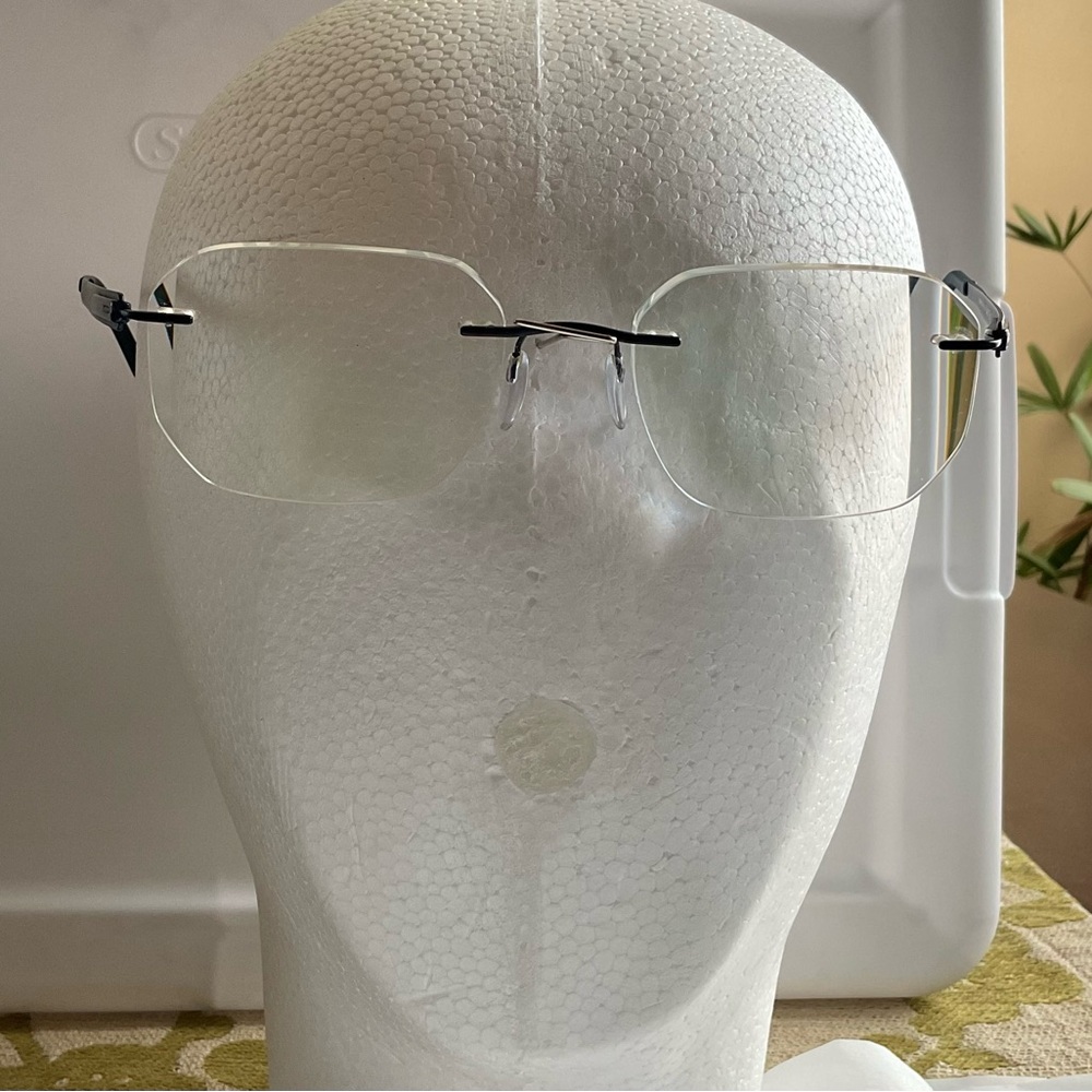 Sihouette Blend Classic #5555 HC Titanium Eyeglasses Frame 15-145